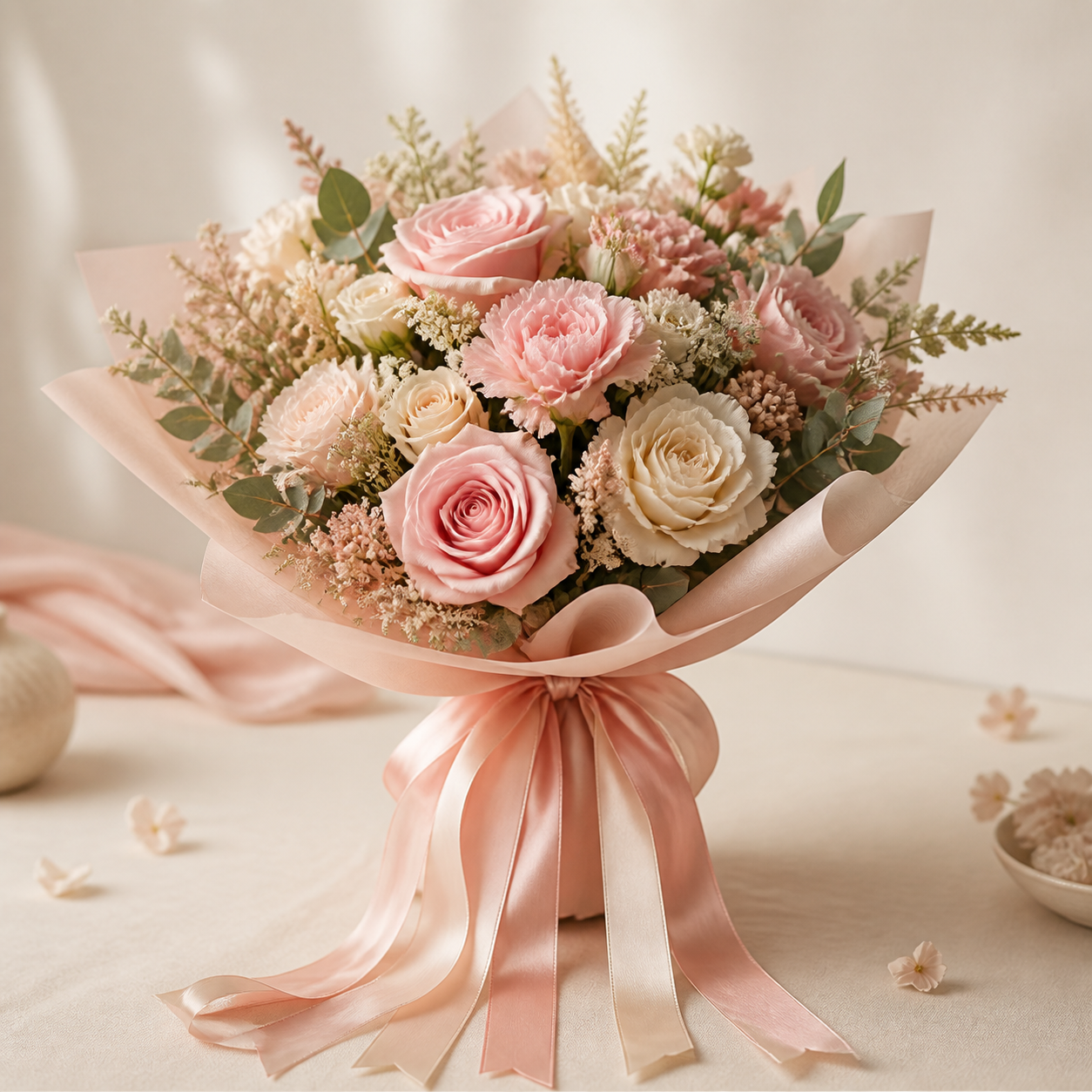Silk Ribbon Bouquet